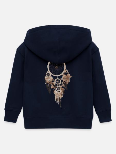 Traumfänger dream catcher - Kinder Organic Kapuzenjacke Mini Cultivator von Stanley/Stella - Navy