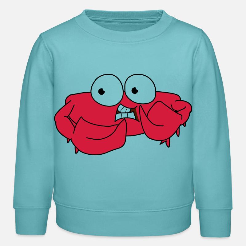 Krabbe - Kinder Organic Sweatshirt Mini Changer von Stanley/Stella - Pastelltürkis