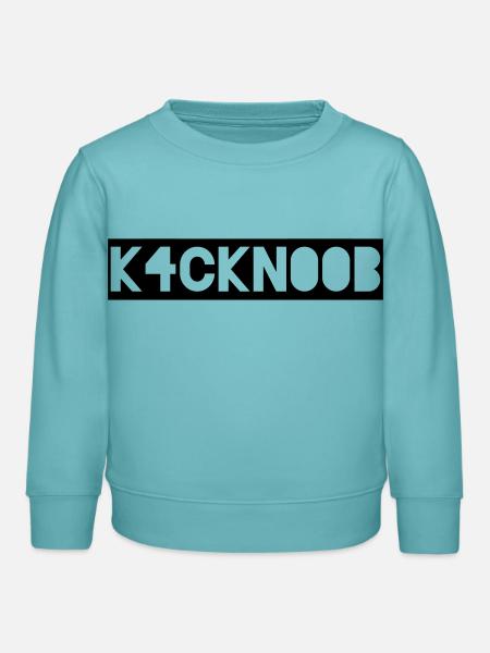 k4ckn00b - kackn00b ... gaming stuff - Kinder Organic Sweatshirt Mini Changer von Stanley/Stella - Pastelltürkis