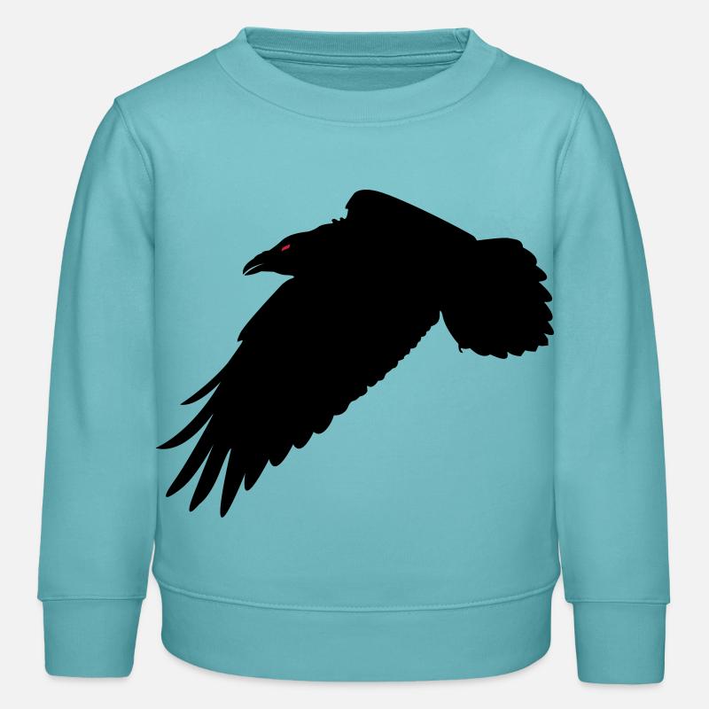 Schwarzer Rabe - Kinder Organic Sweatshirt Mini Changer von Stanley/Stella - Pastelltürkis