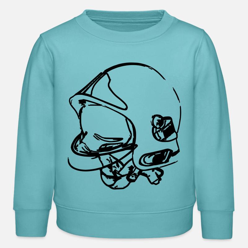 Feuerwehrhelm - Kinder Organic Sweatshirt Mini Changer von Stanley/Stella - Pastelltürkis