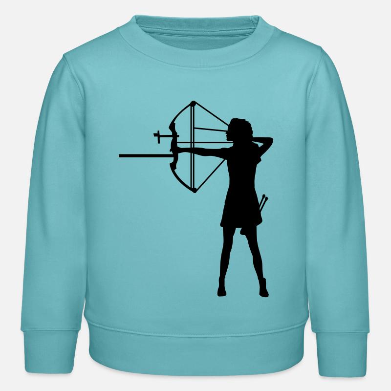 composé de dame unique - Sweat enfant bio Stanley/Stella - turquoise pastel