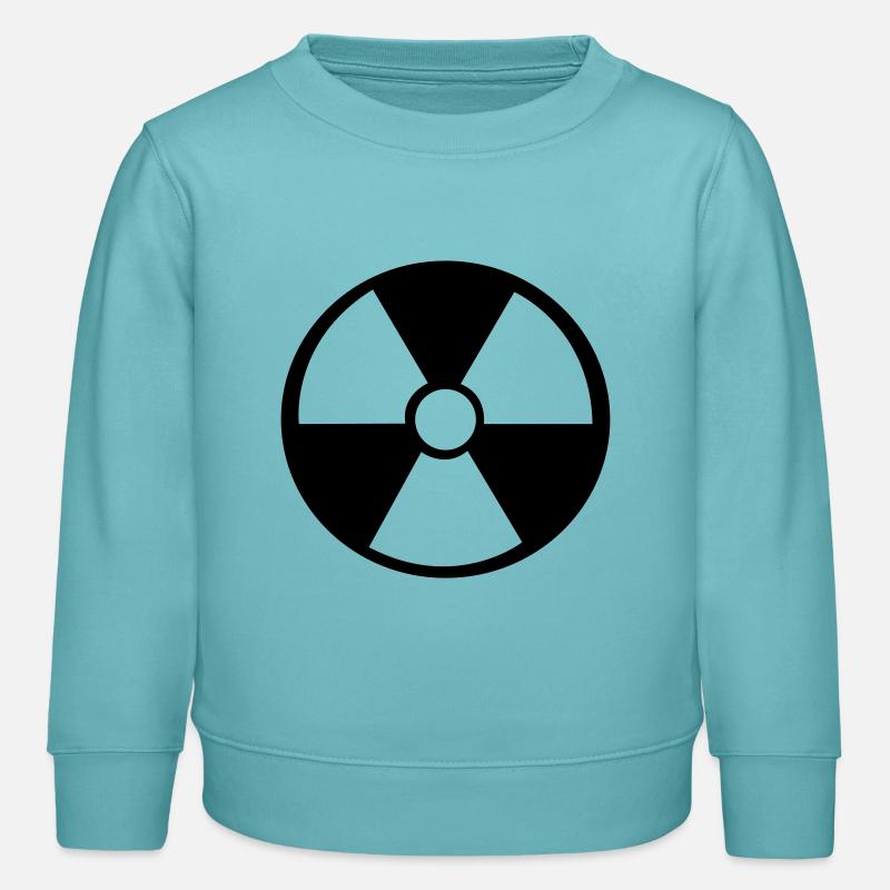 Atom Zeichen - Kinder Organic Sweatshirt Mini Changer von Stanley/Stella - Pastelltürkis