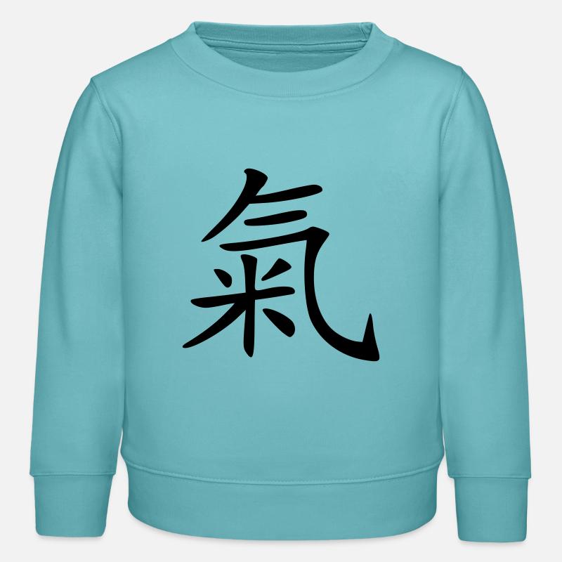 l'énergie de la vie - Sweat enfant bio Stanley/Stella - turquoise pastel
