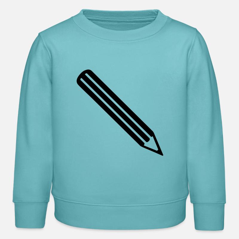 Crayon - Sweat enfant bio Stanley/Stella - turquoise pastel