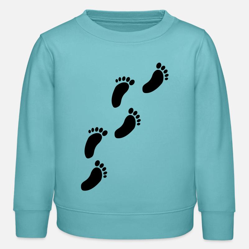 pieds - Sweat enfant bio Stanley/Stella - turquoise pastel