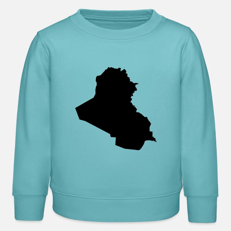 irak - Kinder Organic Sweatshirt Mini Changer von Stanley/Stella - Pastelltürkis