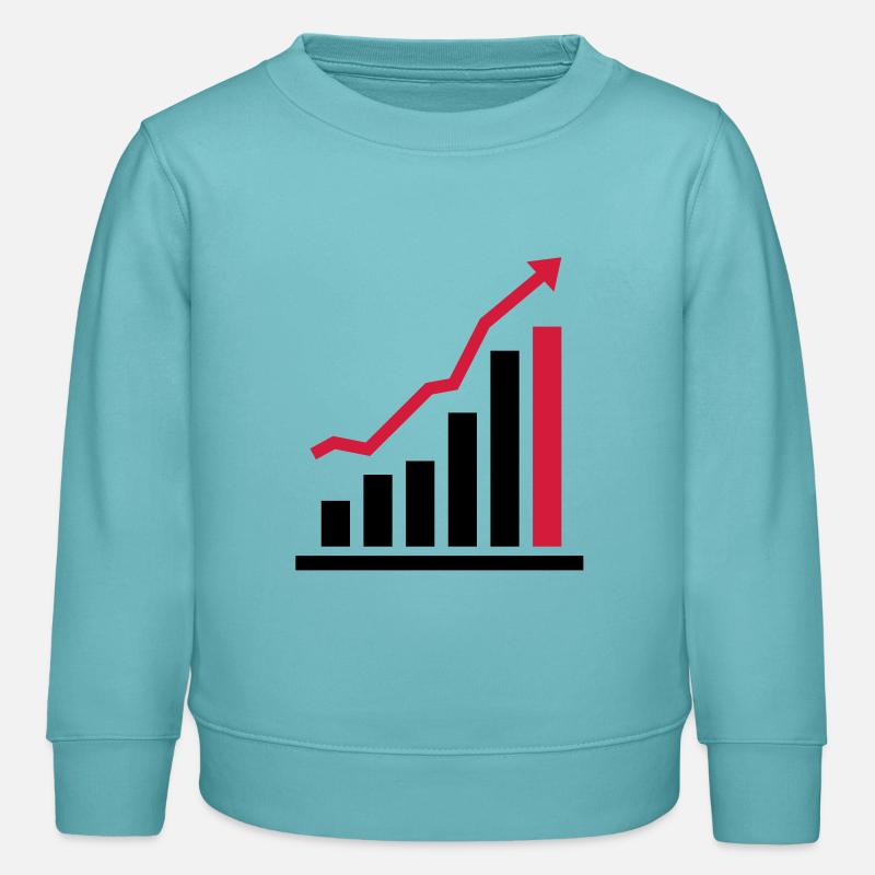 erfolgreich_f2 - Kinder Organic Sweatshirt Mini Changer von Stanley/Stella - Pastelltürkis