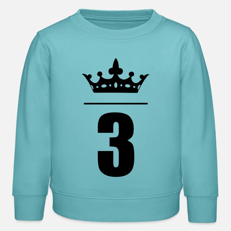 3 years old - Kinder Organic Sweatshirt Mini Changer von Stanley/Stella - Pastelltürkis