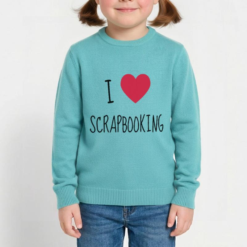 Scrapbooking / Scraper / Scrapeuse / Scrapeur Sweat enfant bio Stanley/Stella