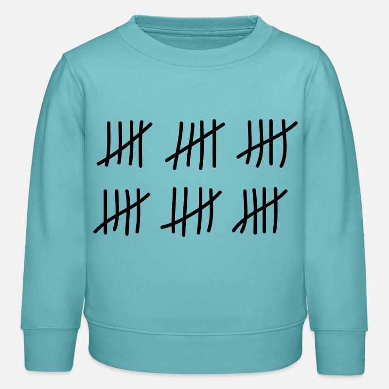 tage_zaehlen_30 - Kinder Organic Sweatshirt Mini Changer von Stanley/Stella - Pastelltürkis
