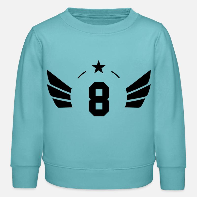 8 Ans - Sweat enfant bio Stanley/Stella - turquoise pastel