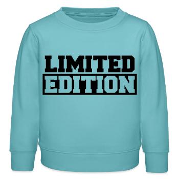 Limited Edition - Sweat enfant bio Stanley/Stella - turquoise pastel - Devant - AI Model Kid Female (0cm)