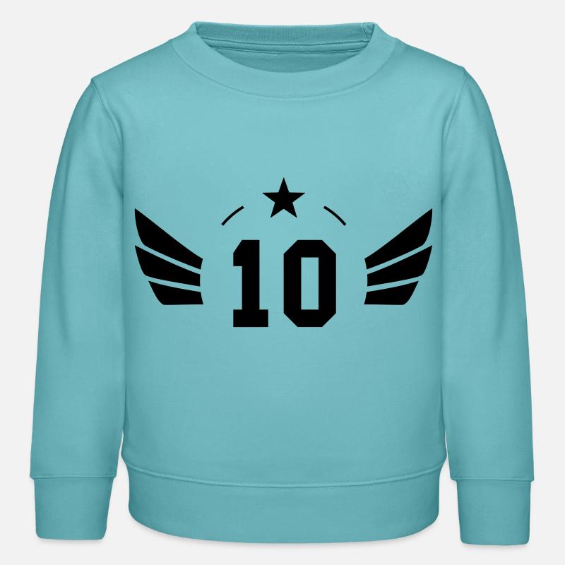 10 Ans - Sweat enfant bio Stanley/Stella - turquoise pastel