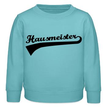 Hausmeister - Kinder Organic Sweatshirt Mini Changer von Stanley/Stella - Pastelltürkis - Vorne - AI Model Kid Female (0cm)