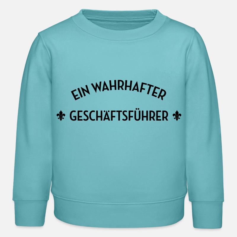 Geschäftsführer Geschäftsführerin Unternehmen - Kinder Organic Sweatshirt Mini Changer von Stanley/Stella - Pastelltürkis
