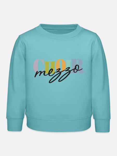 Choir - Mezzo-soprano - Kinder Organic Sweatshirt Mini Changer von Stanley/Stella - Pastelltürkis