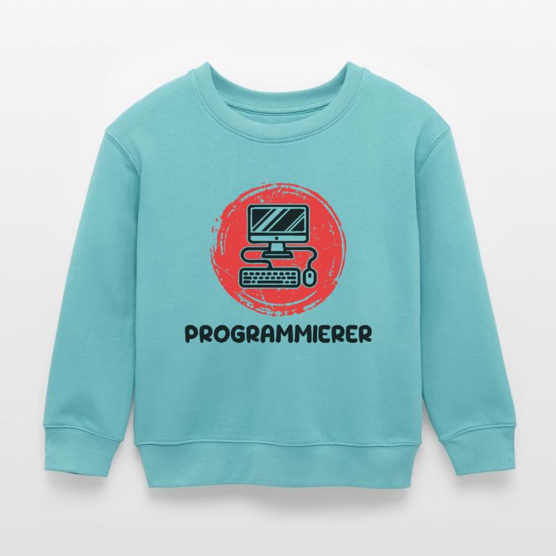 Developer Programmierer Coden Computer Informatik Kinder Organic Sweatshirt Mini Changer von Stanley/Stella