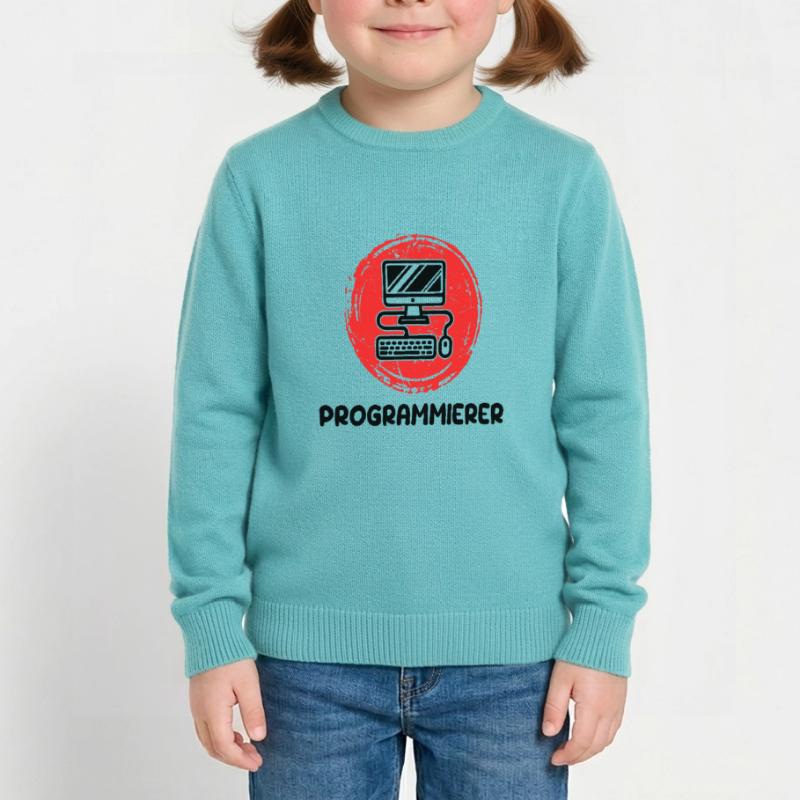 Developer Programmierer Coden Computer Informatik Kinder Organic Sweatshirt Mini Changer von Stanley/Stella