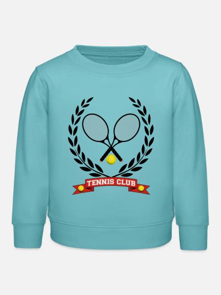 tennis - Kinder Organic Sweatshirt Mini Changer von Stanley/Stella - Pastelltürkis