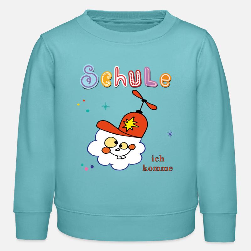 Écolier Enfant - Sweat enfant bio Stanley/Stella - turquoise pastel