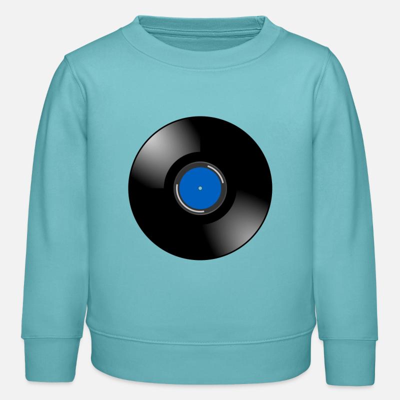 Schallplatte - Kinder Organic Sweatshirt Mini Changer von Stanley/Stella - Pastelltürkis