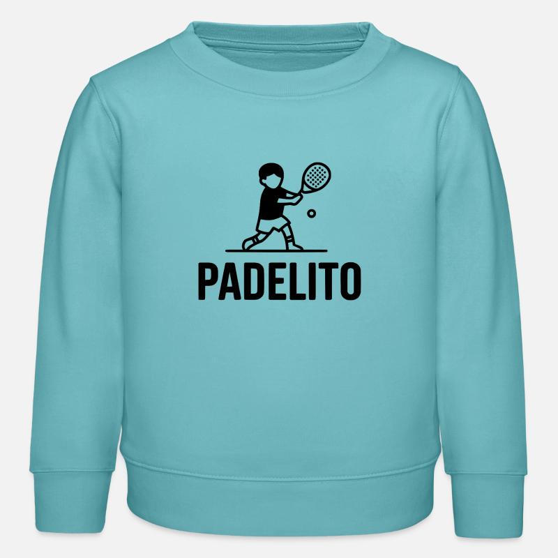 Padelito 2 - Kinder Organic Sweatshirt Mini Changer von Stanley/Stella - Pastelltürkis