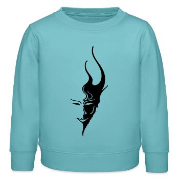 joker - Kinder Organic Sweatshirt Mini Changer von Stanley/Stella - Pastelltürkis - Vorne - AI Model Kid Female (0cm)