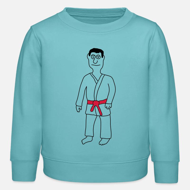 Judo - Sweat enfant bio Stanley/Stella - turquoise pastel