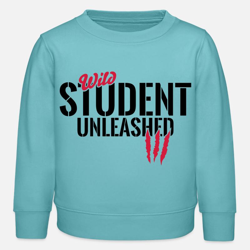 Wilder Student entfesselt - Sweat enfant bio Stanley/Stella - turquoise pastel