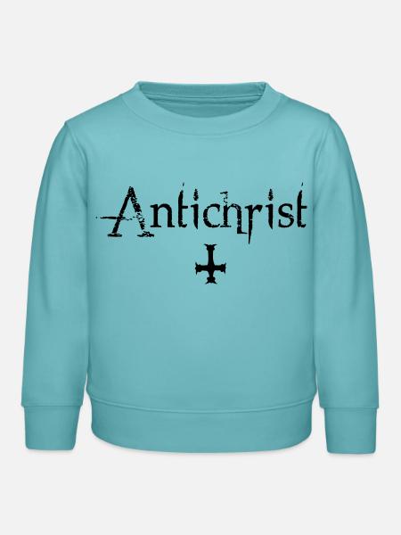 Antichrist - Lucifer - Kinder Organic Sweatshirt Mini Changer von Stanley/Stella - Pastelltürkis