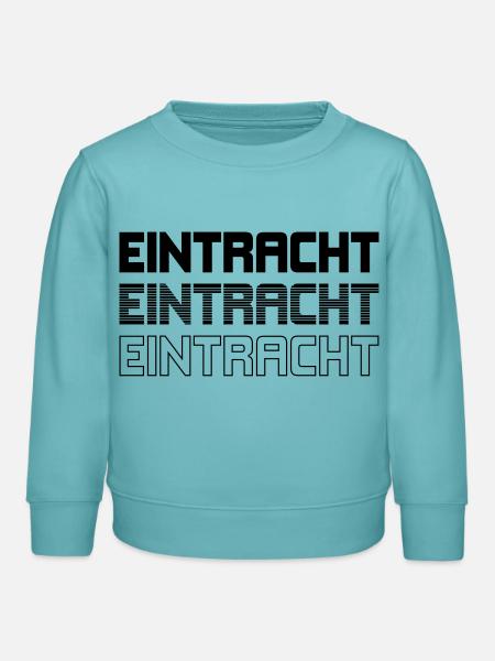 Eintracht - Kinder Organic Sweatshirt Mini Changer von Stanley/Stella - Pastelltürkis