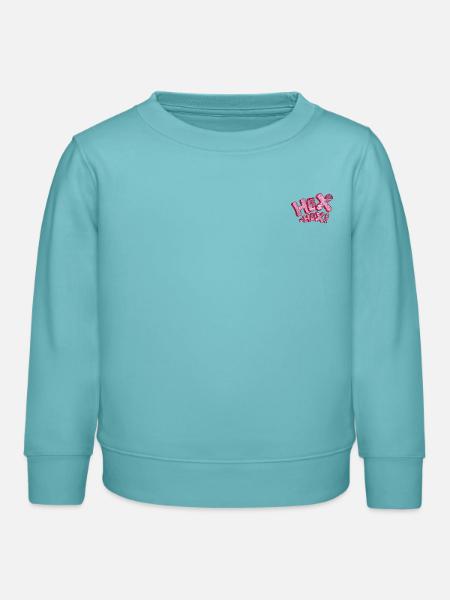 Bibi Blocksberg Hex Hex Pink Stick - Kinder Organic Sweatshirt Mini Changer von Stanley/Stella - Pastelltürkis