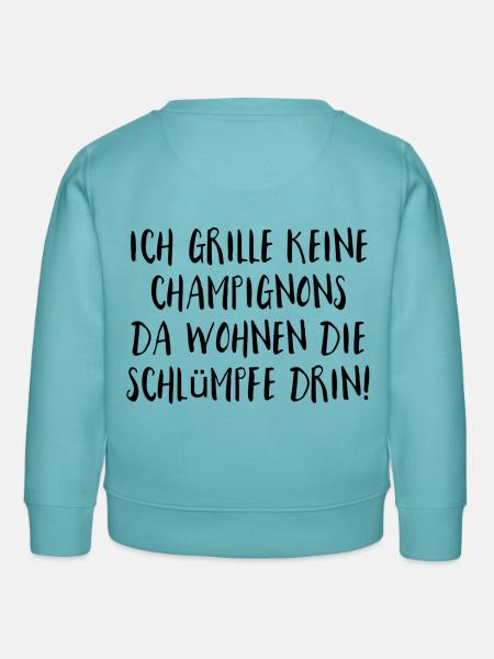 Coole Sprüche - Kinder Organic Sweatshirt Mini Changer von Stanley/Stella - Pastelltürkis