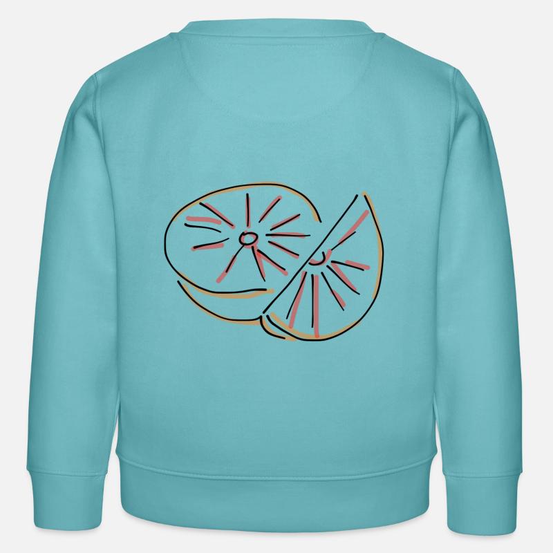 Grapefruit - Kinder Organic Sweatshirt Mini Changer von Stanley/Stella - Pastelltürkis