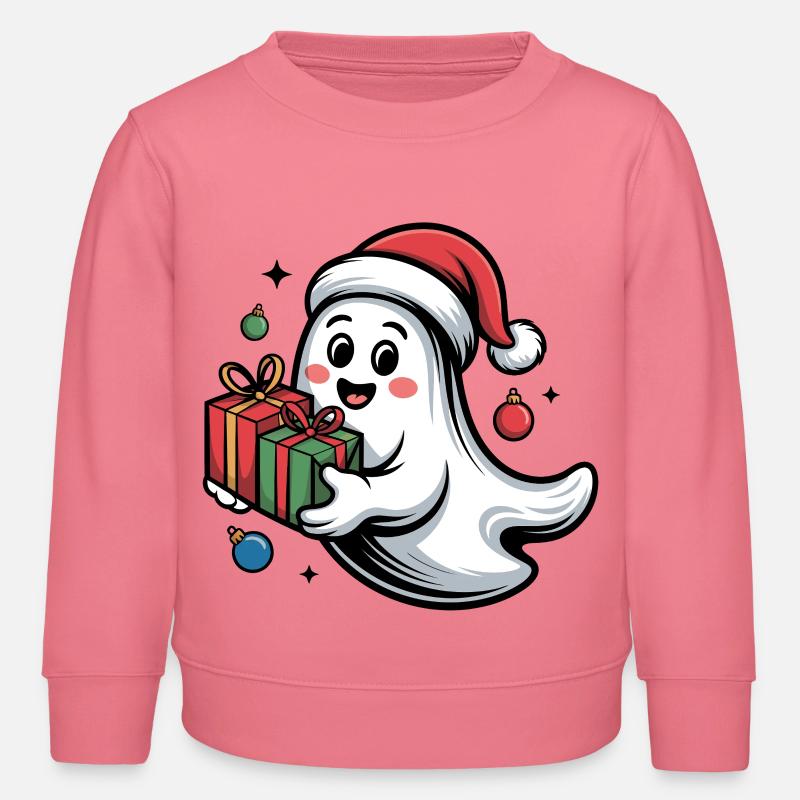 Weihnachtsgeist mit Geschenken - Kinder Organic Sweatshirt Mini Changer von Stanley/Stella - Pink