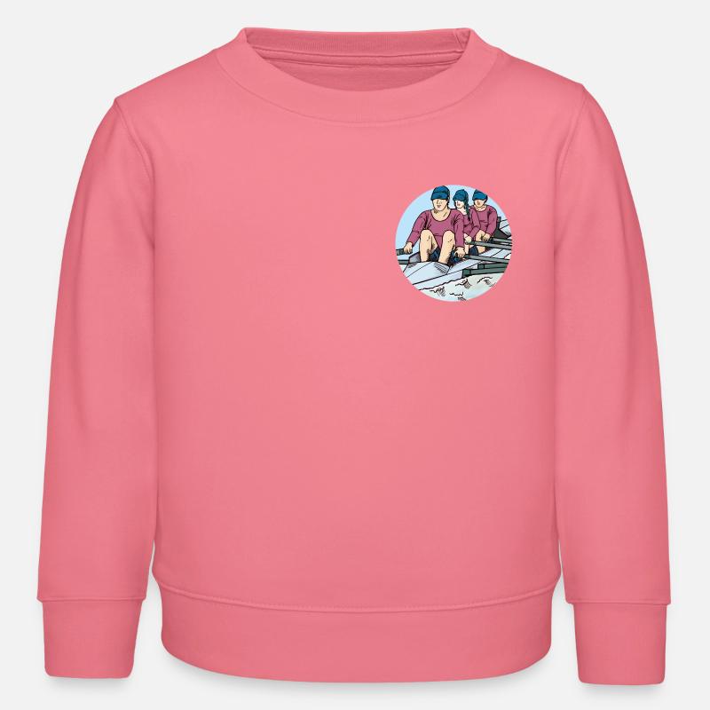 Équipe d'aviron de sport - Sweat enfant bio Stanley/Stella - rose 