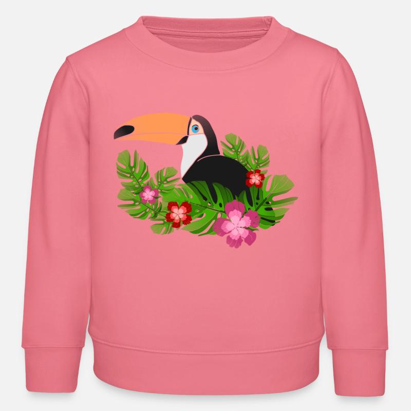 Tukan - Kinder Organic Sweatshirt Mini Changer von Stanley/Stella - Pink 