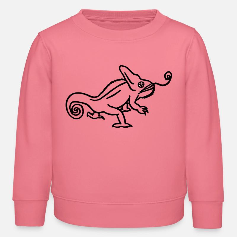 Chamäleon - Kinder Organic Sweatshirt Mini Changer von Stanley/Stella - Pink 