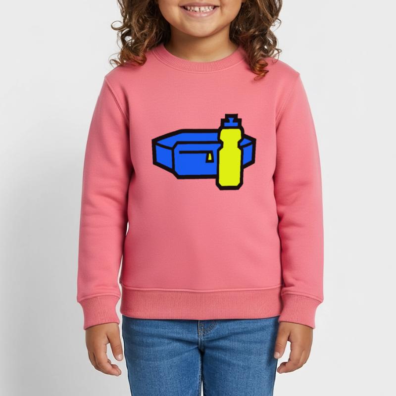 Practical Hydration Belt Runner Kids Organic Sweatshirt by Stanley/Stella
