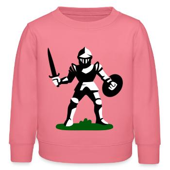Ritter Spielzeug - Kinder Organic Sweatshirt Mini Changer von Stanley/Stella - Pink  - Vorne - AI Model Kid Female (0cm)