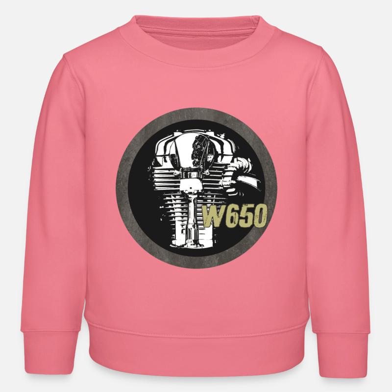 W650 - Sweat enfant bio Stanley/Stella - rose