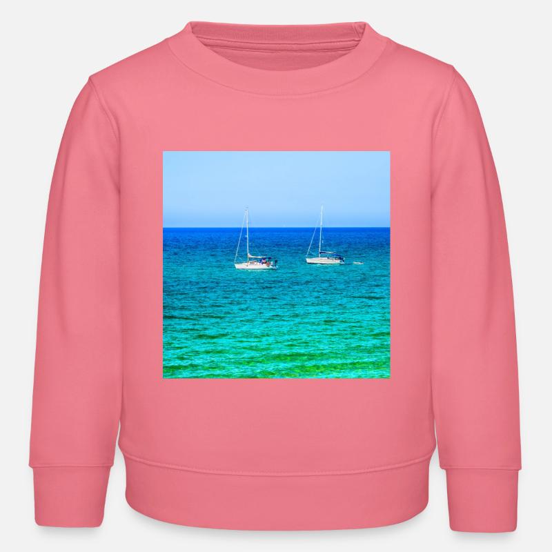 Summer Sailing - Kinder Organic Sweatshirt Mini Changer von Stanley/Stella - Pink 