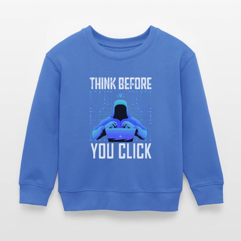 Hacker Hacker Programmeur Cybersécurité Linux Sweat enfant bio Stanley/Stella