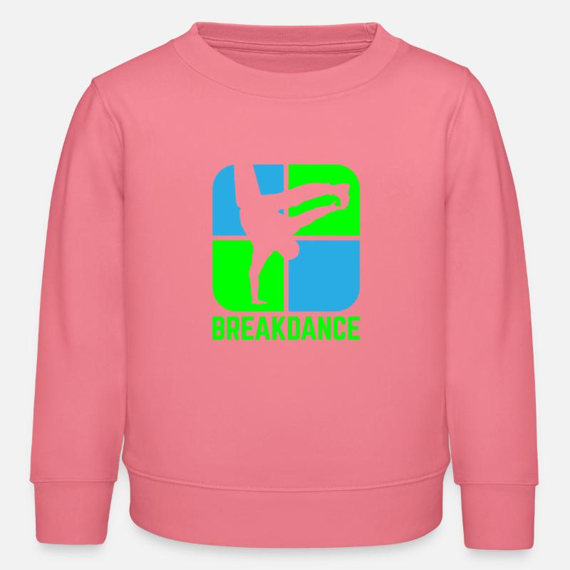 Breakdance - Sweat enfant bio Stanley/Stella - rose 