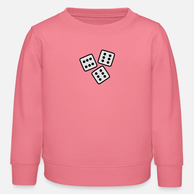Dice - 18 ans Anniversaire - Sweat enfant bio Stanley/Stella - rose