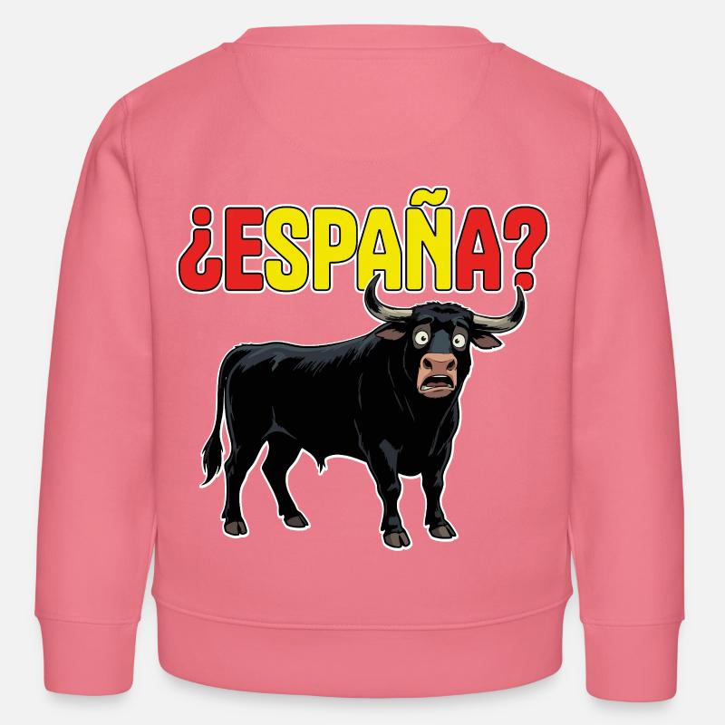 Toro Spain? - Kids Organic Sweatshirt by Stanley/Stella - pink joy 