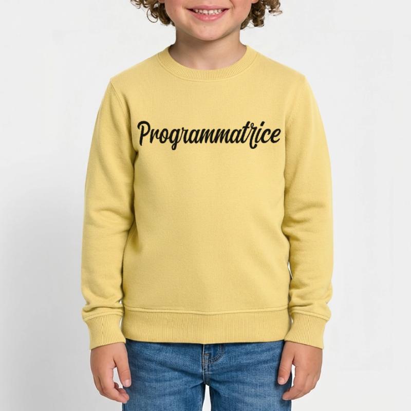 Programmatrice Informatique Code Développeuse Web Sweat enfant bio Stanley/Stella