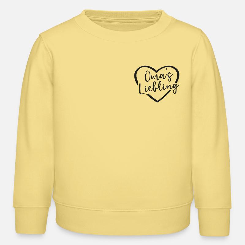 Oma's Liebling - Kinder Organic Sweatshirt Mini Changer von Stanley/Stella - Gelb Viva 