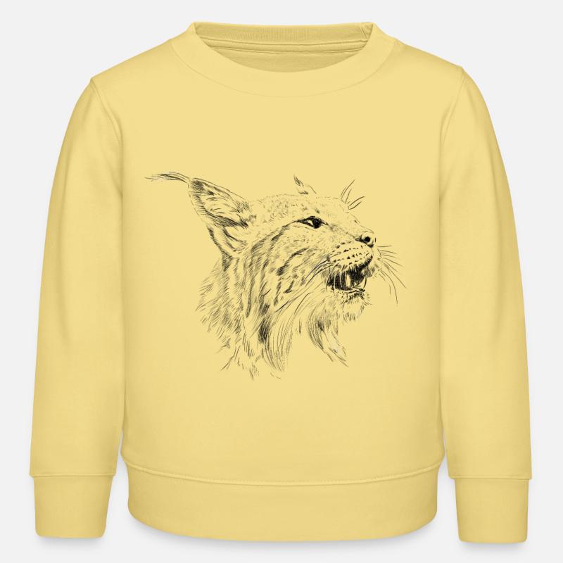 Luchs - Kinder Organic Sweatshirt Mini Changer von Stanley/Stella - Gelb Viva 